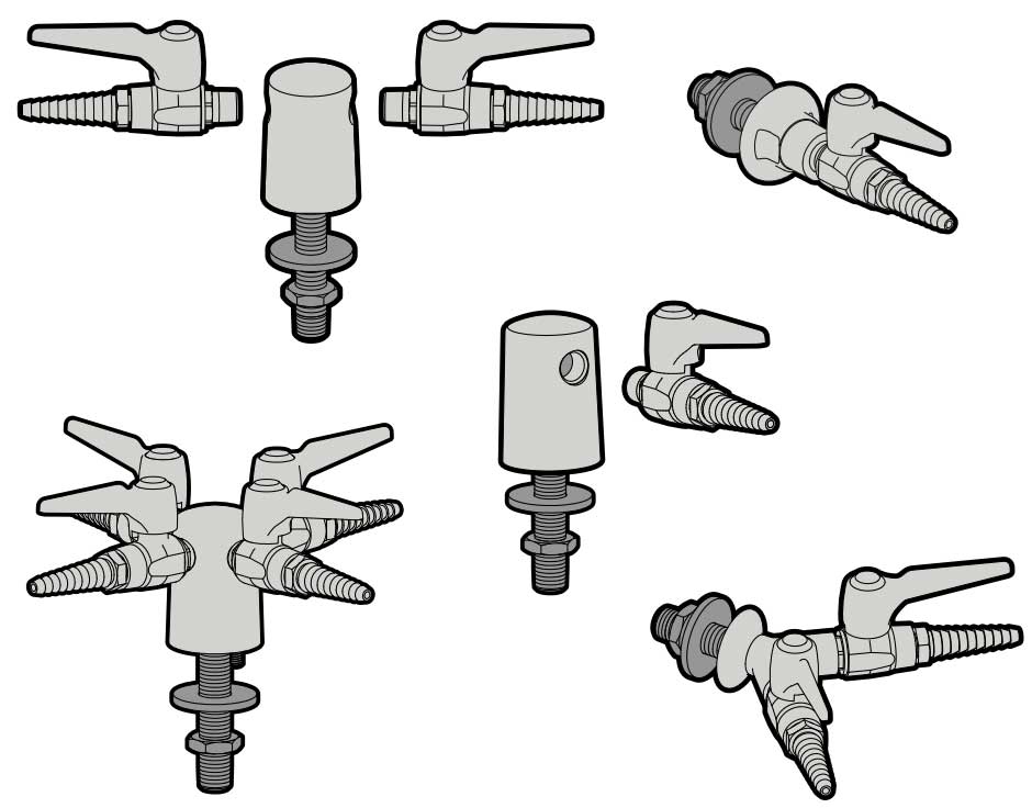 Gas/Air/Vacuum Nozzles