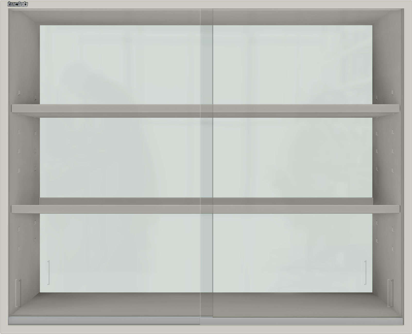Teclab Wall Cabinet with Sliding Glass Doors