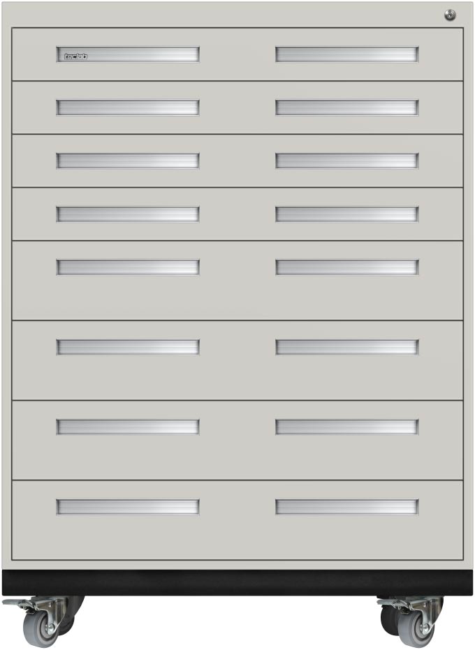 Teclab Interlocking Storage Cabinet - Profile Gray
