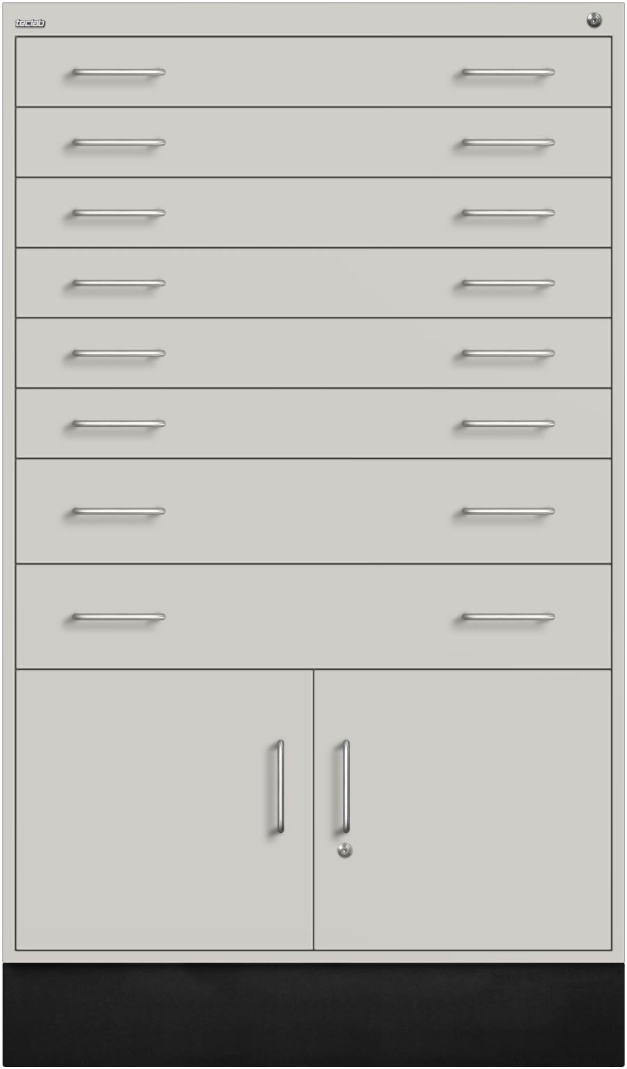 Interlocking Storage Cabinet - 6000 Series - Stainless Handels
